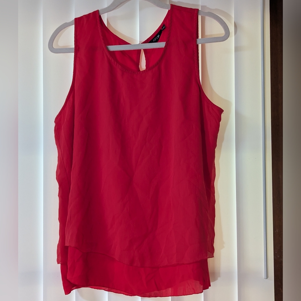 S461 Apt. 9 Vibrant Red Tank Top